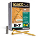Deck Plus No. 10 X 3 in. L Tan Star Flat Head Exterior Deck Screws 1 lb