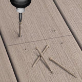 Deck Plus No. 10 X 2-1/2 in. L Tan Star Flat Head Composite Deck Screws 1 lb