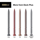 Deck Plus No. 10 X 2-1/2 in. L Tan Star Flat Head Composite Deck Screws 1 lb