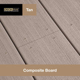 Deck Plus No. 10 X 2-1/2 in. L Tan Star Flat Head Composite Deck Screws 1 lb