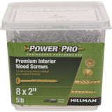 Hillman Power Pro No. 8 X 2 in. L Star Wood Screws 5 lb