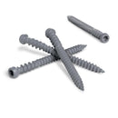 Deck Plus No. 10 X 2-1/2 in. L Gray Star Flat Head Composite Deck Screws 1 lb
