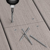 Deck Plus No. 10 X 2-1/2 in. L Gray Star Flat Head Composite Deck Screws 1 lb