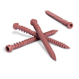 Deck Plus No. 10 X 2-1/2 in. L Red Star Flat Head Composite Deck Screws 1 lb
