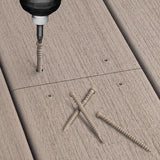 Deck Plus No. 10 X 2-1/2 in. L Tan Star Flat Head Composite Deck Screws 5 lb
