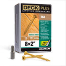 Deck Plus No. 8 X 2 in. L Tan Star Flat Head Exterior Deck Screws 1 lb