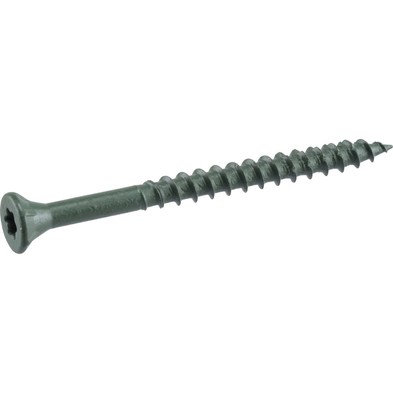 Deck Plus No. 10 X 3-1/2 in. L Green Star Flat Head Exterior Deck Screws 1 lb