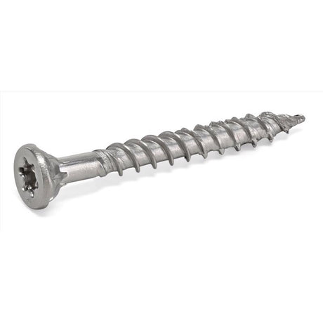 Hillman Power Pro No. 8 X 1-1/4 in. L Star Exterior Wood Screw 45 pk
