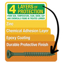 Deck Plus No. 8 X 2 in. L Green Star Flat Head Exterior Deck Screws 5 lb