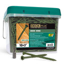 Deck Plus No. 10 X 3 in. L Green Star Flat Head Exterior Deck Screws 25 lb