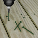 Deck Plus No. 10 X 3 in. L Green Star Flat Head Exterior Deck Screws 25 lb
