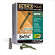 DCK SCREW 8X1.25" GRN 1#