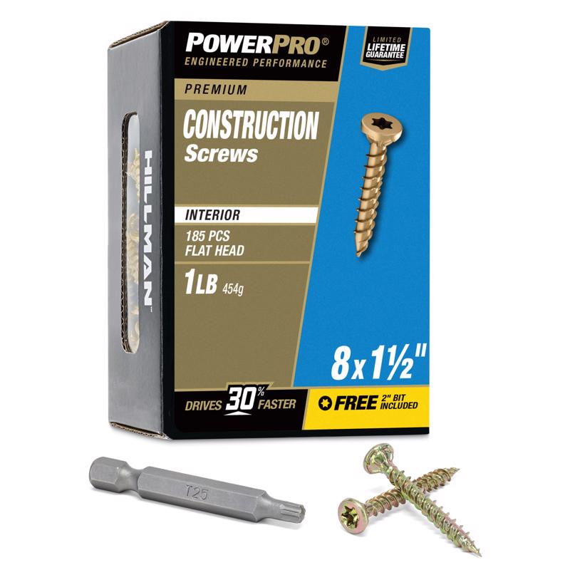 WD SCREW 8X1.5" STR 1#