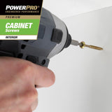 Hillman Power Pro No. 8 X 2-1/2 in. L Star Cabinet Screws 1 lb