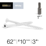 Deck Plus No. 10 X 3 in. L Star Flat Head Exterior Deck Screws 1 lb