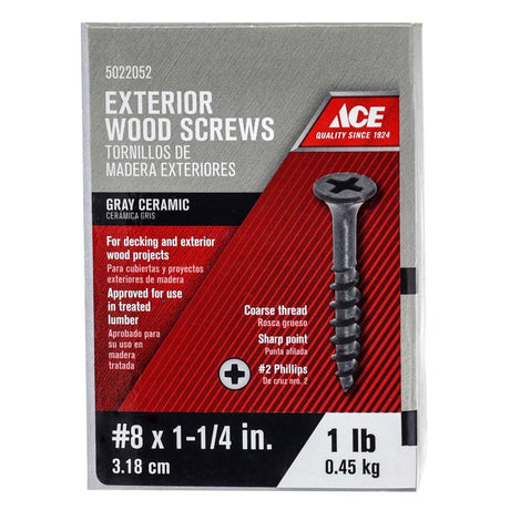WD SCREW 8X1.25" ACE 1#