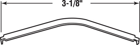 Prime-Line Silver Steel Flat Window Spring 3.13 in. H X 5/16 in. W X 3 in. L 1 pk