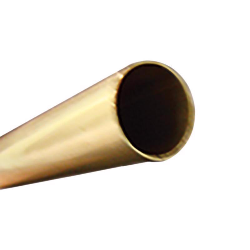 K&S 1/4 in. D X 12 in. L Round Brass Tube 1 pk