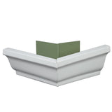 GTTR OUTSD CORNER 6" WHT
