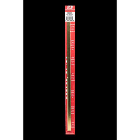 RECT TUBE BRASS 3/8"X12"