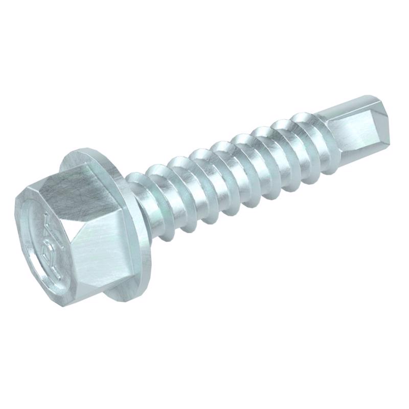 Grip-Rite Pro-Twist No. 12 Sizes X 1 in. L Hex Hex Washer Head Sheet Metal Screws 1 lb