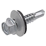 Grip-Rite Pro-Twist No. 12 Sizes X 1 in. L Hex Hex Head Screws w/Washers 5 lb 79 pk