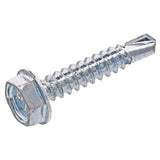 Grip-Rite Pro-Twist No. 10 Sizes X 1 in. L Hex Hex Head Sheet Metal Screws