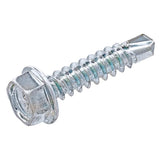 Grip-Rite Pro-Twist No. 8 Sizes X 3/4 in. L Hex Hex Washer Head Sheet Metal Screws