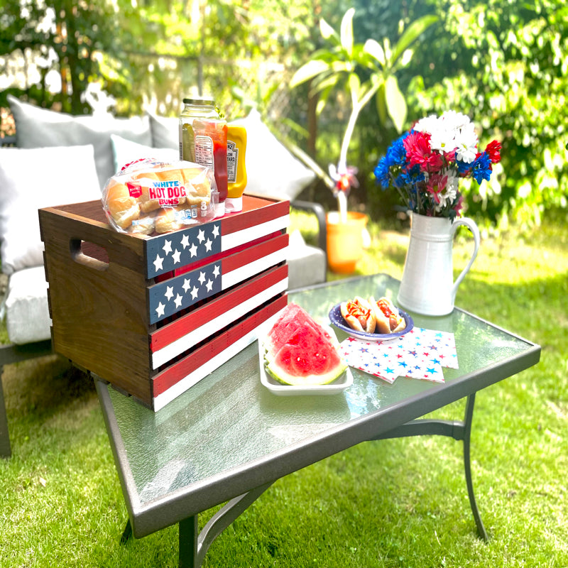 Demis Products 9.56 in. H X 12.5 in. W X 18 in. D Storage Crate Natural