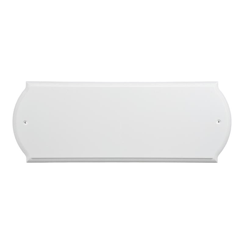 HILLMAN White Wood Paintable Address Plate