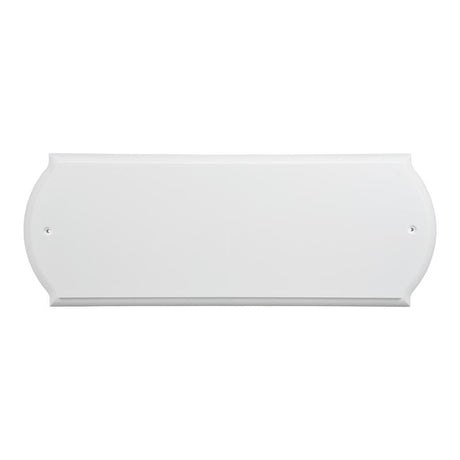 HILLMAN White Wood Paintable Address Plate