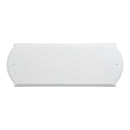 HILLMAN White Wood Paintable Address Plate