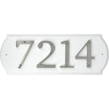 HILLMAN White Wood Paintable Address Plate