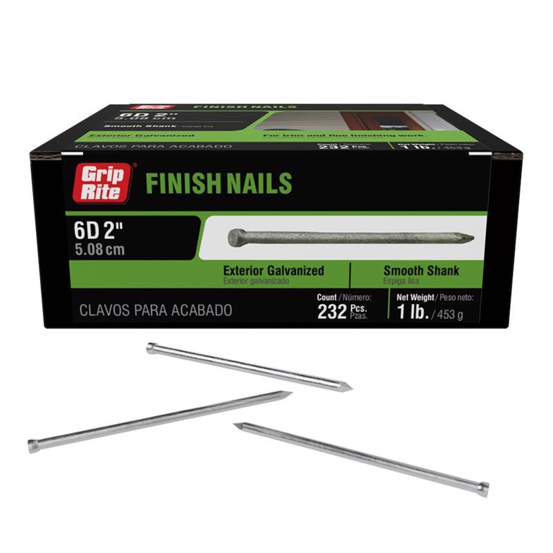 NAIL FNSH 6D 2" HDG 1#