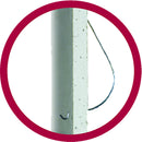 Monkey Hook Flush-Mount Galvanized Silver Picture Hanger 10 lb 4 pk