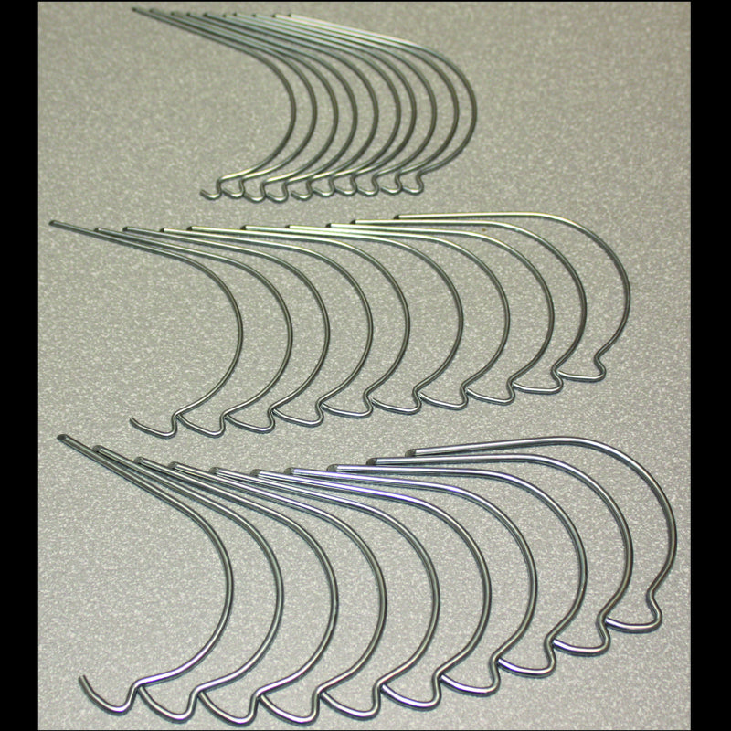 Monkey Hook Value & Variety Pack Galvanized Silver Monkey Picture Hanging Set 40 lb 30 pk