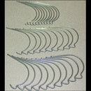 Monkey Hook Value & Variety Pack Galvanized Silver Monkey Picture Hanging Set 40 lb 30 pk