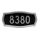 HILLMAN Distinctions Black Die-Cast Zinc Heritage Address Plate