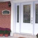 HILLMAN Distinctions Brushed Nickel Die-Cast Zinc Rectangle Address Plate