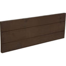 HILLMAN Brown Wood Rustic Address Plate