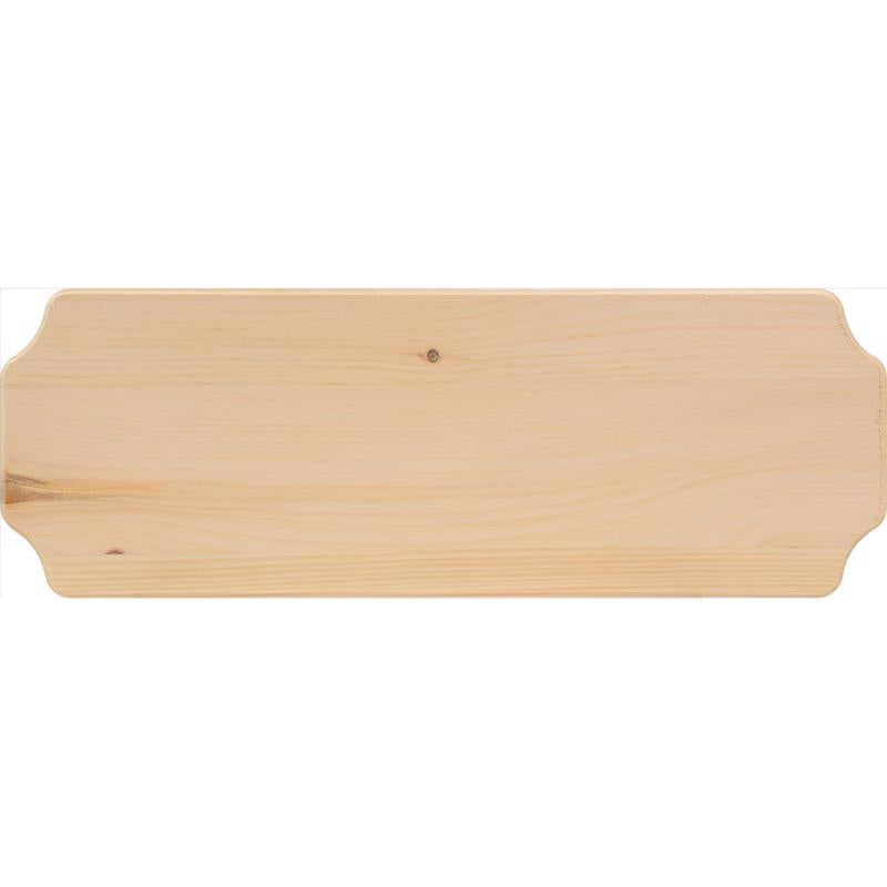HILLMAN Natural Wood Rectangle Address Plate
