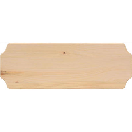 HILLMAN Natural Wood Rectangle Address Plate