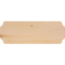 HILLMAN Natural Wood Rectangle Address Plate