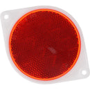 HILLMAN 3 in. Round Red Reflectors 2 pk