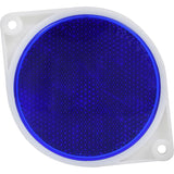 HILLMAN 3 in. Round Blue Reflectors 2 pk