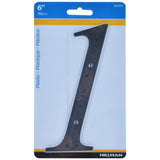 6" BLK #1 NAILON 1PC