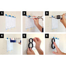 HILLMAN Distinctions 5 in. Silver Metal Screw-On Number 9 1 pc