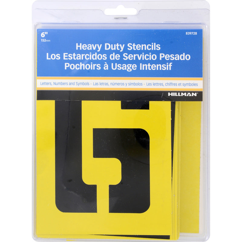 STENCIL SET HD 6" 36PK