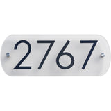 HILLMAN White Plastic Rectangle Modern Address Kit