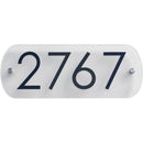 HILLMAN White Plastic Rectangle Modern Address Kit